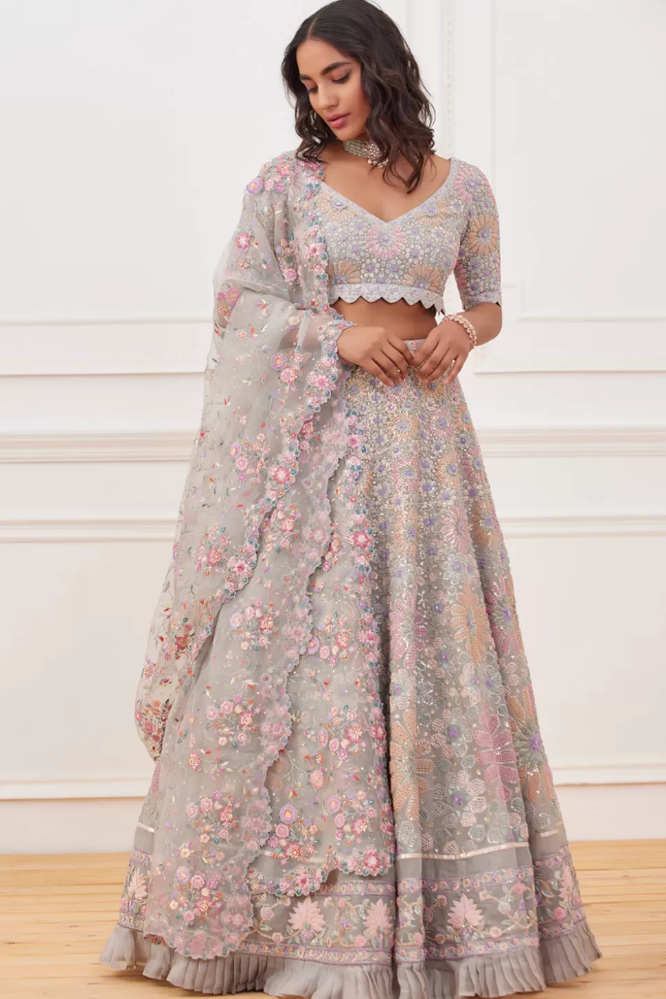 Lehenga Sets<Rahul Mishra Inara Hand Embroidered Lehenga Set