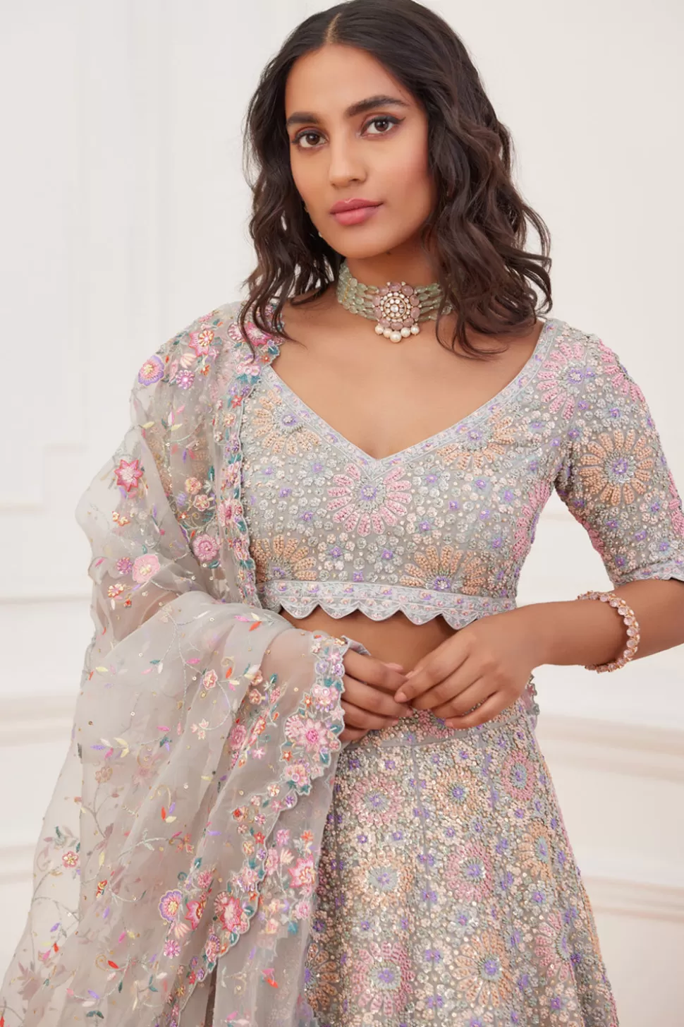 Lehenga Sets<Rahul Mishra Inara Hand Embroidered Lehenga Set